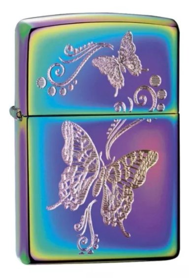 ENCENDEDOR ZIPPO MULTICOLOR BUTTERFLIES
