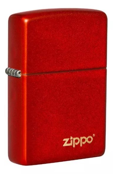 ENCENDEDOR ZIPPO CLASSIC METALLIC RED LOGO