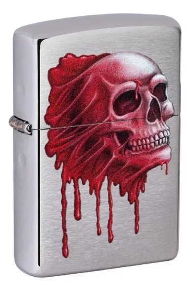 ENCENDEDOR ZIPPO SKULL DESIGN