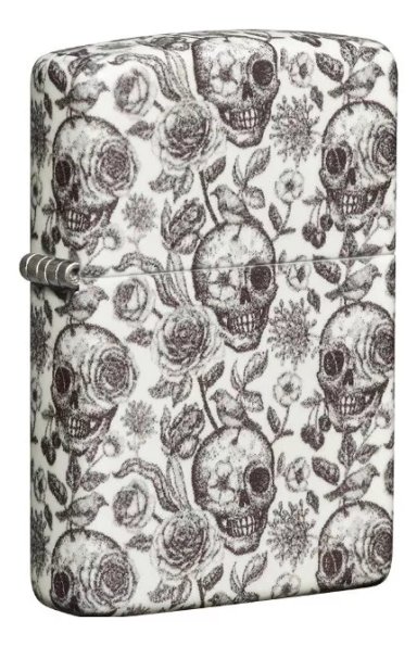 ENCENDEDOR ZIPPO SKELETON DESIGN