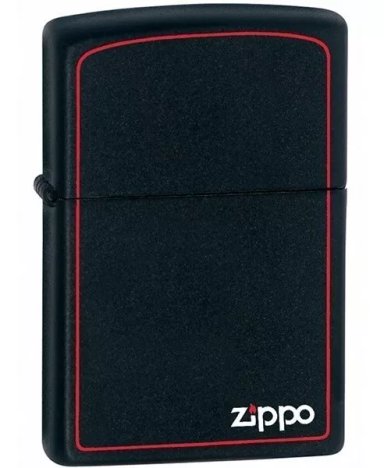 ENCENDEDOR ZIPPO 218ZB NEGRO ROJO