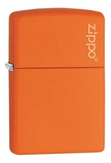 ENCENDEDOR ZIPPO CLASSIC ORANGE MATTE LOGO 231ZL