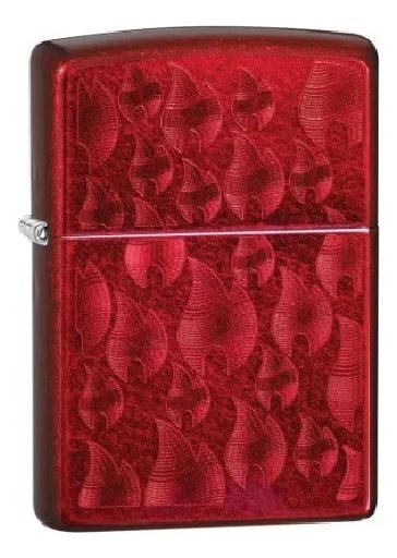 ENCENDEDOR ZIPPO ICED CANDY APPLE RED FLAME DESIGN