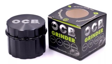 MOLINILLO OCB MAGNETICO 50MM ALUMINIO NEGRO 4.4 CM 5 CM