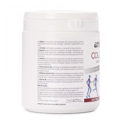 COLAGENO CON MAGNESIO + VITC + VITB1 B2 B6 SABOR FRESA - 2