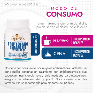 PACK SERENIDAD FEMENINA TRIPTÓFANO CON MAGNESIO + VIT. B6 / ISOFLAVONAS CON MAGNESIO + VIT. E - 4