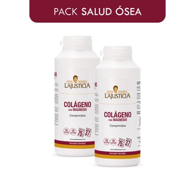 PACK SALUD ÓSEA  2 COLÁGENO CON MAGNESIO FAMILIAR 450 COMPRIMIDOS