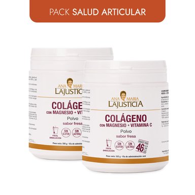 PACK SALUD ARTICULAR 2 COLÁGENO CON MAGNESIO Y VITAMINA C EN POLVO