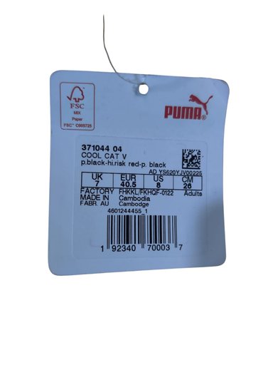 SANDALIAS HOMBRE PUMA ROJO COOL CAT CON GANCHO Y BUCLE - 3
