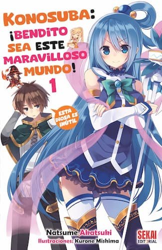 NOVELA KONOSUBA: 
 ¡BENDITO SEA ESTE MARAVILLOSO MUNDO! VOL 01