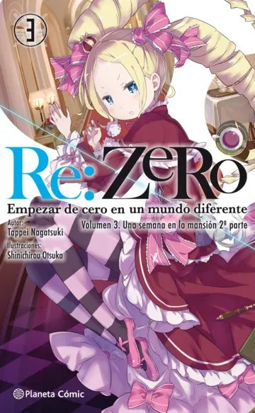 NOVELA RE:ZERO 
UNA SEMANA EN LA MANSIÓN 2°PARTE VOL 03