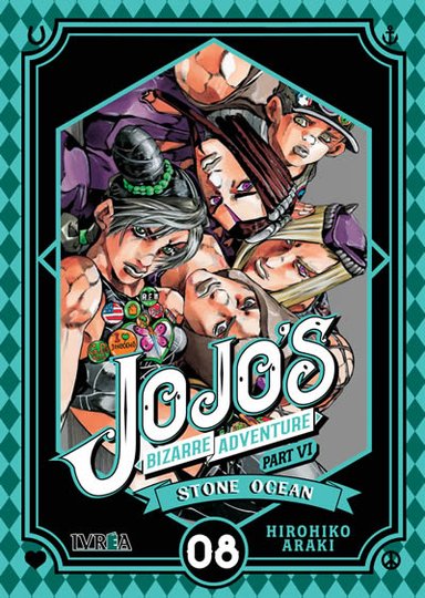 MANGA JOJO'S BIZARRE ADVENTURE 
PARTE 6 STONE OCEAN TOMO 08