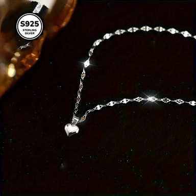 COLLAR Y PULSERA CHIC CON DIJE DE CORAZÓN