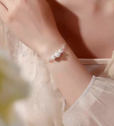 PULSERA CON CUENTAS DE LAS TRES VIDAS Y LA SUERTE - 2