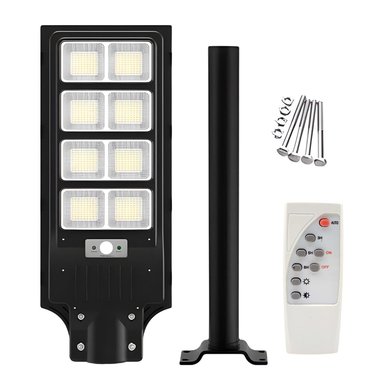 REFLECTOR LAMPARA FAROLA CON PANEL SOLAR EXTERIOR + CONTROL + SENSOR