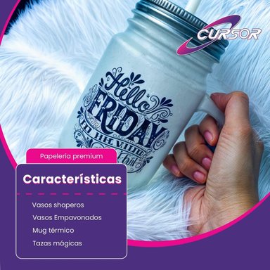 PAPEL SUBLIMACIÓN A4 CURSOR 100 HOJAS 110G PREMIUM PRO COLOR - 4