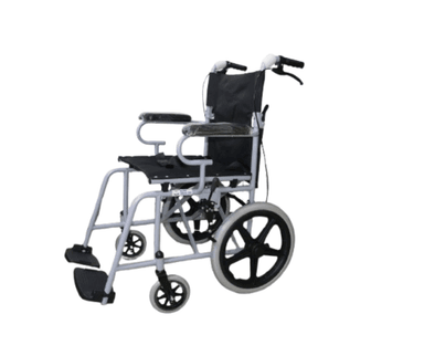 SILLA DE RUEDAS DE TRÁNSITO DE ACERO