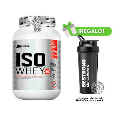 PROTEINA ISOWHEY 1.1KG VAINILLA + SHAKER DE REGALO