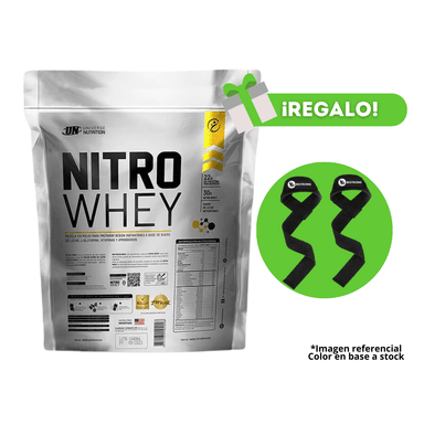 PROTEÍNA NITRO WHEY 5KG VAINILLA + STRAPS