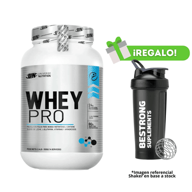 PROTEÍNA WHEY PRO 1.1KG CHOCOLATE + SHAKER