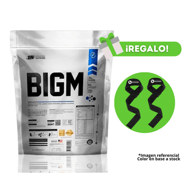 PROTEÍNA BIGM 3KG COOKIES + STRAPS