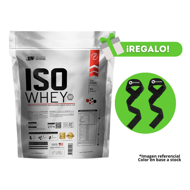 PROTEÍNA ISO WHEY 5KG VAINILLA + STRAPS