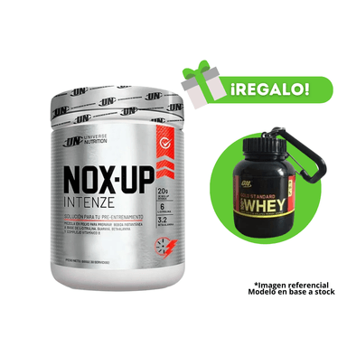 PRE ENTRENO NOX UP FRUIT PUNCH 600G + PORTAPROTEINA