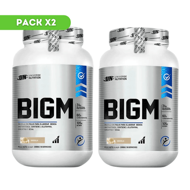 PACK X2 BIGM 2KG VAINILLA