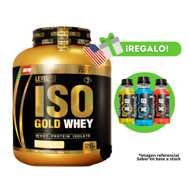 PROTEÍNA ISO GOLD WHEY 3KG VAINILLA + X-B