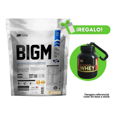 PROTEÍNA BIGM 5KG VAINILLA + PORTAPROTEINA