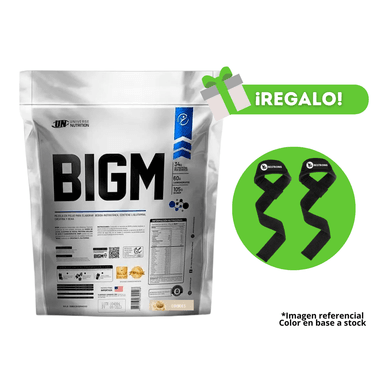 PROTEÍNA BIGM 5KG COOKIES + STRAPS