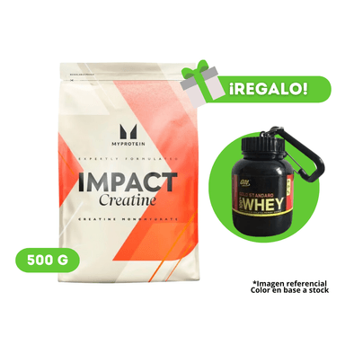 CREATINA MONOHIDRATADA MYPROTEIN 500G + PORTAPROTEINA
