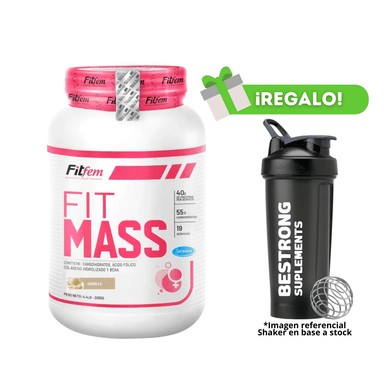 PROTEÍNA FIT MASS 2KG VAINILLA + SHAKER