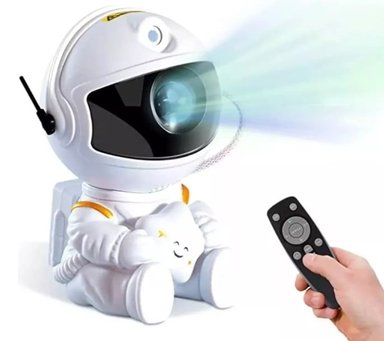 LAMPARA ASTRONAUTA STARRY GALAXY PROYECTOR DE LUZ NOCTURNA