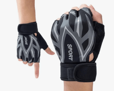 GUANTES DE GYM CROSSFIT CICLISMO CON CORREA VELCRO