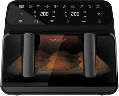 FREIDORA DE AIRE CECOTEC 9L DIGITAL CECOFRY ADVANCE 9000 WINDOW