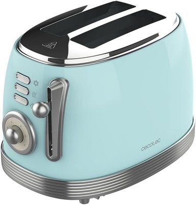 TOSTADORA CECOTEC TOASTYTASTE 800 VINTAGE LIGHT BLUE