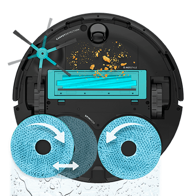 ROBOT ASPIRADOR LÁSER CON BASE DE AUTOVACIADO CONGA 15090 SPINARM HOMEYWASH - 2