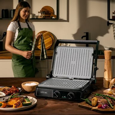 PARRILLA ELÉCTRICA ROCK’NGRILL 2200 DUAL - 9