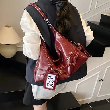 CARTERA ROJA TOTE BRILLANTE LOLITAS