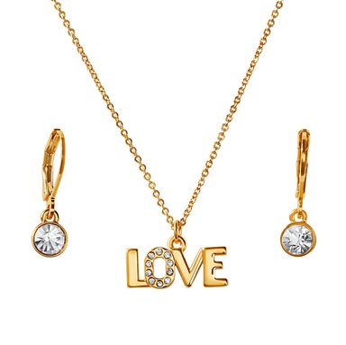 SET COLLAR Y ARETES THIS LOVE