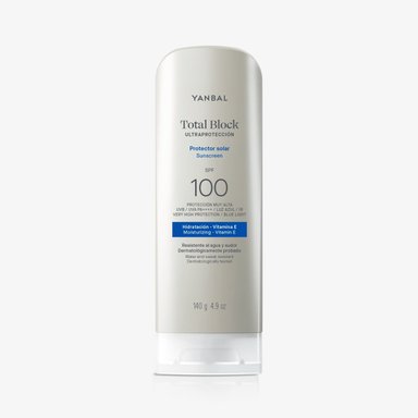 PROTECTOR SOLAR TOTAL BLOCK ULTRAPROTECCIÓN SPF 100 JUMBO YANBAL - 1