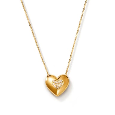 COLLAR PEARL HEART CORAZON ESIKA - 3