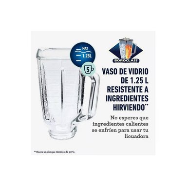 LICUADORA OSTER BLST4126R CLÁSICA 3 VELOCIDADES 700W - 5