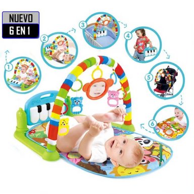 GIMNASIO ACTIVIDADES MUSICAL PIANO 6 EN 1