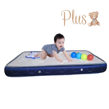COLCHÓN INFANTI PLUS BEBÉ BORDES AZUL - 2