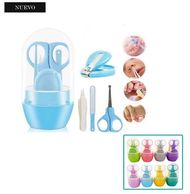 KIT CORTAÚÑAS CELESTE BEBES 4 PIEZAS