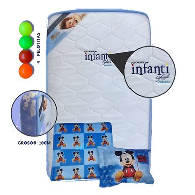 COLCHÓN INFANTI CELESTE-01 BEBE CUNAS PACK AND PLAY CELESTE