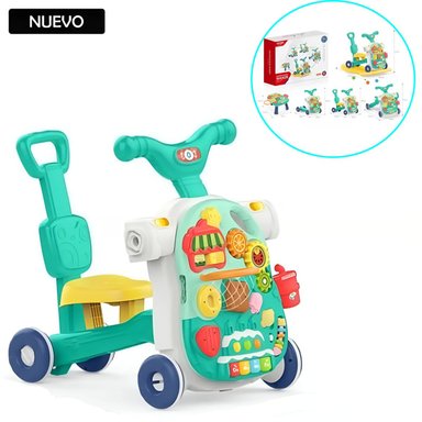 CAMINADOR MULTIFUNCIONAL PARA BEBÉ 5EN1 V