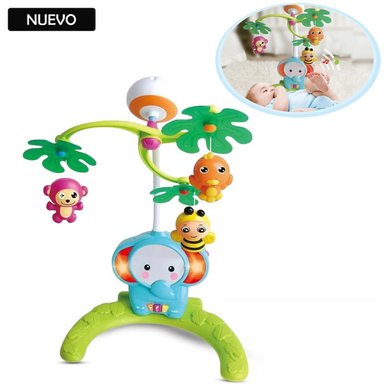 MÓVIL MUSICAL PARA BEBE ELEFANTE